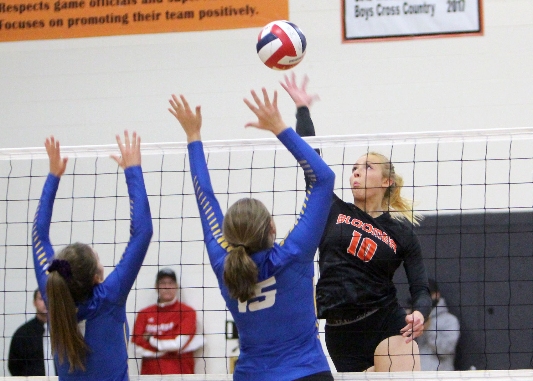 Rice Lake at Bloomer volleyball 10-24-19